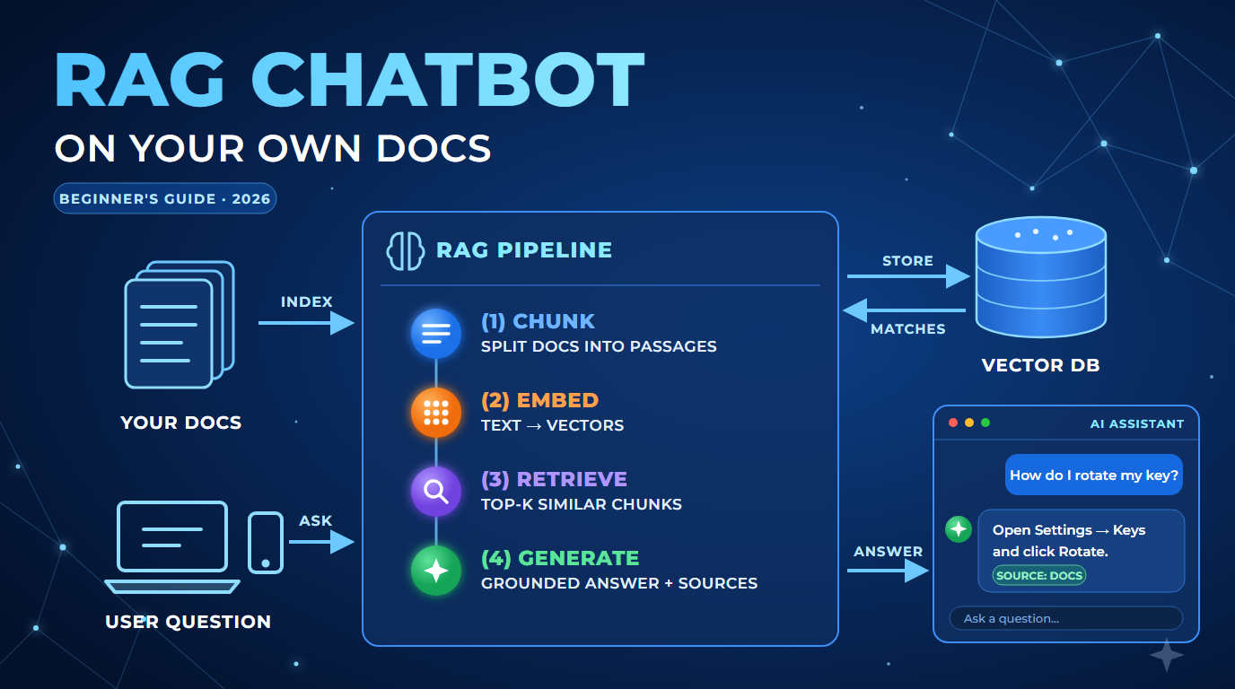 How to Build a RAG Chatbot on Your Own Docs: A Beginner's Guide (2026 ...